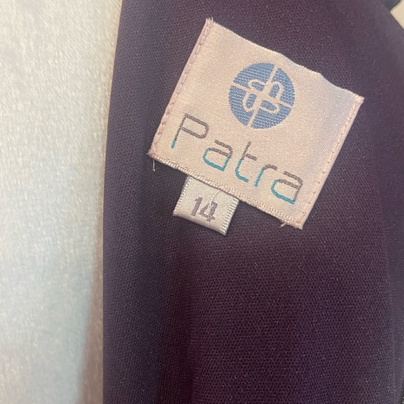 Patra Deep Purple Maxi Dress with Ruched Detail - Picture 8 of 11